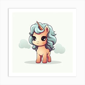 Cute Unicorn 228 Art Print