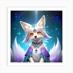 Princess Fox Art Print