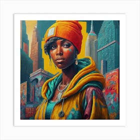 Flawless Beauty of Black Art Print