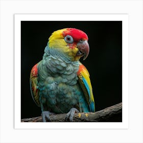 Colorful Parrot 31 Art Print