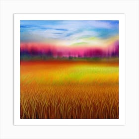 A Cornfield Art Print