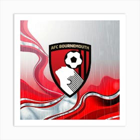 A.F.C. Bournemouth Logo Wall Arts 26 Art Print