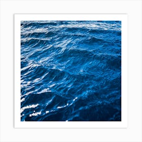 Blue Ocean Water 1 Art Print