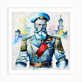 Portrait Of A Soldier Art Print