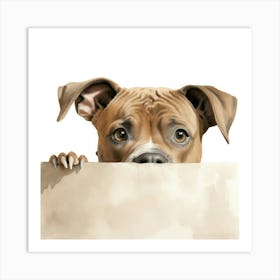 Staffordshire Bull Terrier Dog 7 Art Print