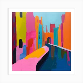 Abstract Travel Collection Amsterdam Netherlands 3 Art Print