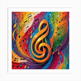 Music Note Art Print