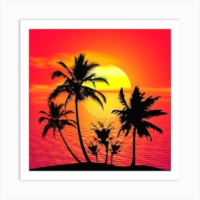 Sunset 2 Art Print