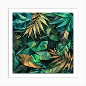 Tropical Leaves 111 Art Print