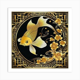 Gold Fish 3 Art Print