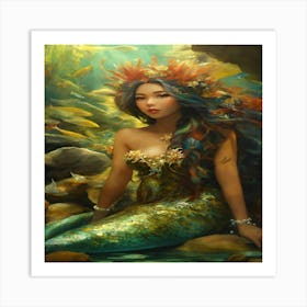 Mermaid 7 Art Print