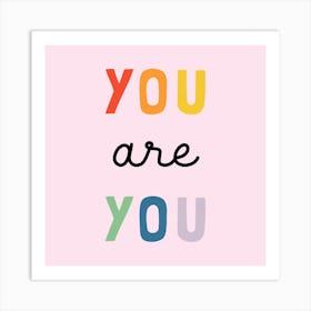 You Are You Kids Affirmations 02 Art Print