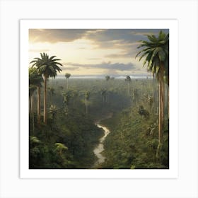 Tropical Rainforest Art Print