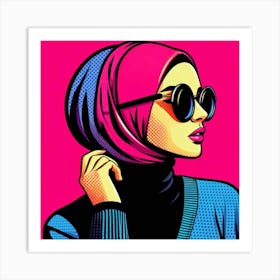 Pop Muslim Woman 5 Art Print