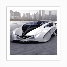 Futuristic Car Art Print