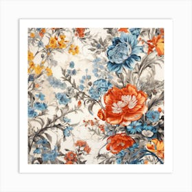 Floral Pattern Art Print