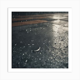 Rain Stock Videos & Royalty-Free Footage Art Print