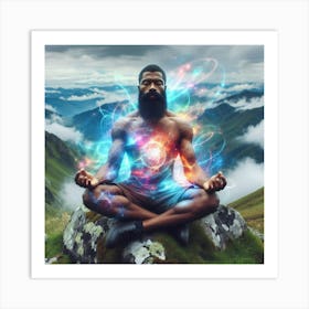 Meditation Man Art Print