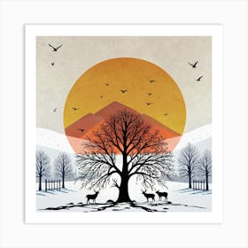 Winter Landscape 1 Art Print