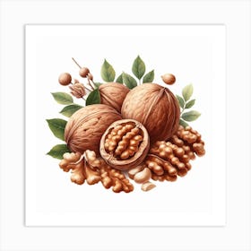 Walnut 2 Art Print