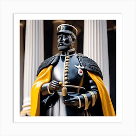 Statue Of A Soldier Art Print