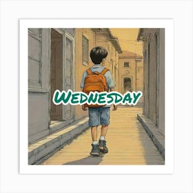 Wednesday Art Print