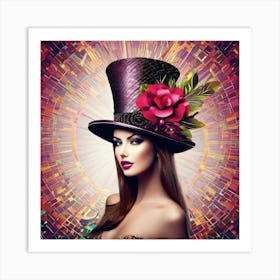 Top Hat 3 Art Print