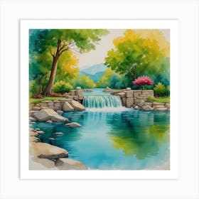 Waterfall Art Print