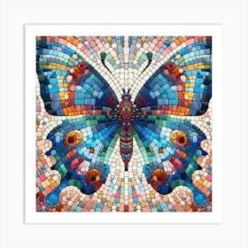 Butterfly Mosaic II Art Print