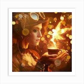 GiGi's Steampunk Fairy Art Print