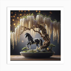 Bonsai Horse Art Print