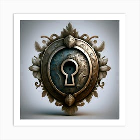 Keyed Shield Art Print