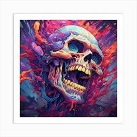 Skull Painting 9 Art Print