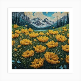 Yellow Poppies Art Print