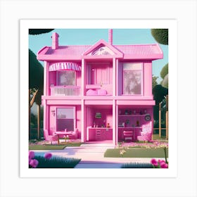 Barbie Dream House (301) Art Print