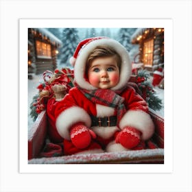 Santa Baby 3 Art Print