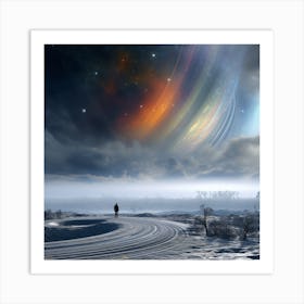 Galaxy In The Sky Art Print