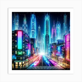 Future City Art Print