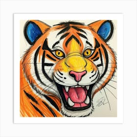 Tiger 4 Art Print