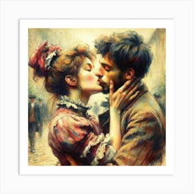 Kiss Art Print Art Print