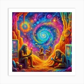 Psychedelic Universe 1 Art Print