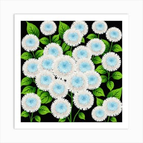 Chrysanthemums 46 Art Print