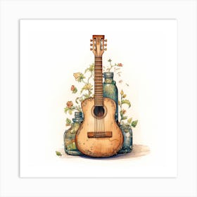 Acoustic Guitar Art Print