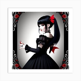 Gothic Princess Art Print