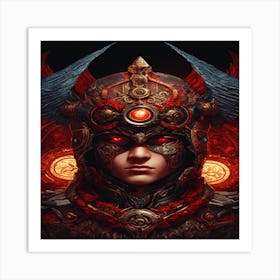 Warrior With Wings Art Print