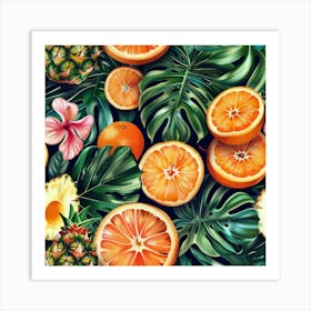 Tropical Fusion (4) Art Print