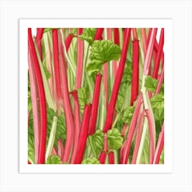 Rhubarb 92 Art Print