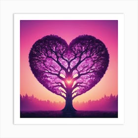 Heart Tree 5 Art Print