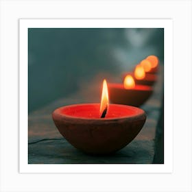 Diwali Lights 5 Art Print