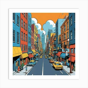 New York City Street Art Print